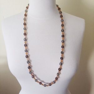 Joan Rivers Necklace Single Strand Glass Beaded